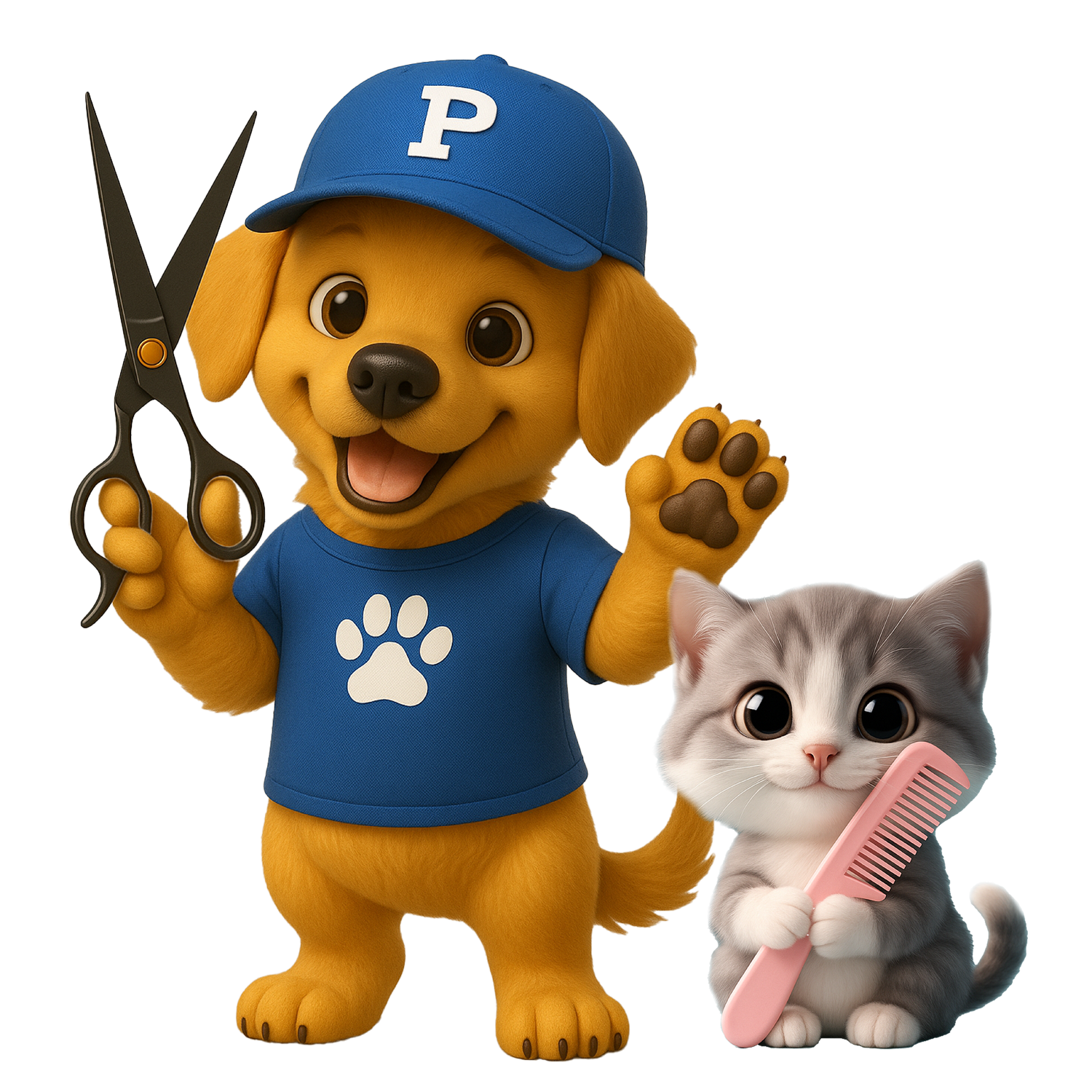 Perro feliz de Mr Paw